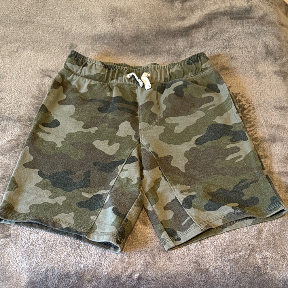 Cat & Jack Green Camouflage Shorts